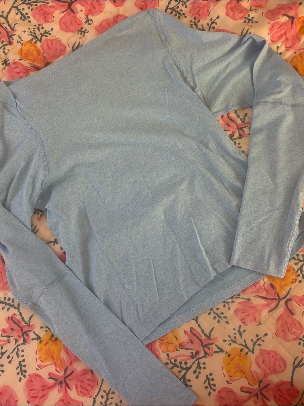 FP Movement by Free People Pale Blue Long Sleeve Tee
